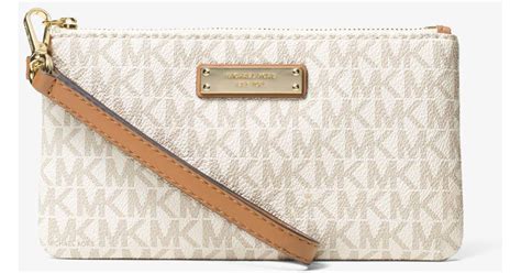 michael kors medium zip wristlet|Michael Kors wristlet small.